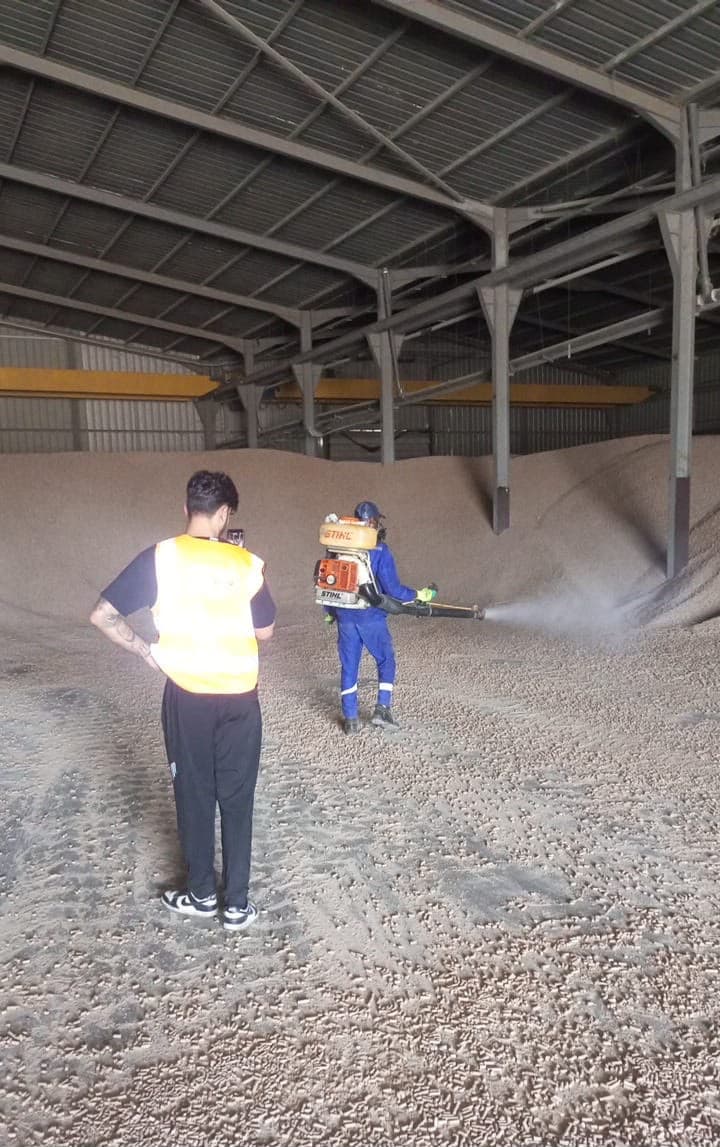 Pulverização e Fumigação